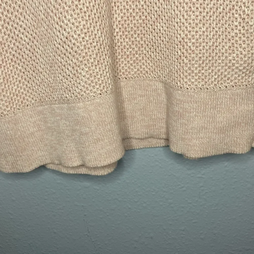 Loft Knit Pale Pink Crew Neck Sweater Size Small